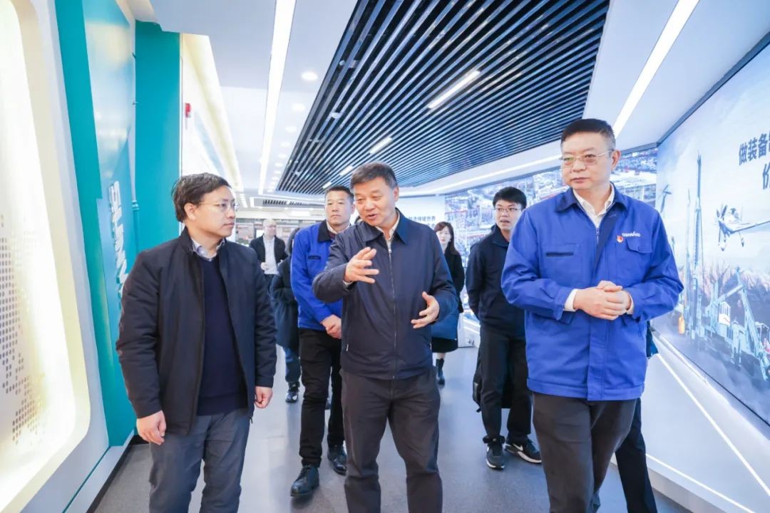 中國人民銀行調研組調研山河智能