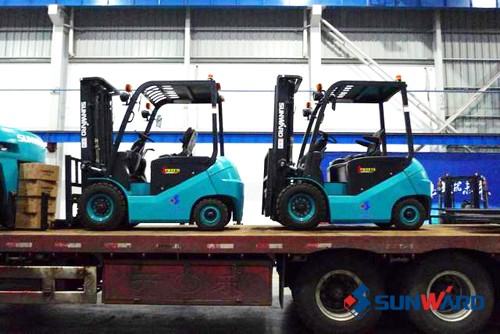 山河智能叉車銷售火爆 大批量出口巴西