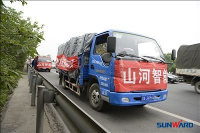 救援黃金七十二小時，山河智能急災區(qū)所急