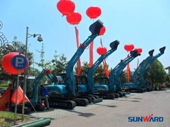 現場簽單百余臺 山河智能蘇南市場節節高升