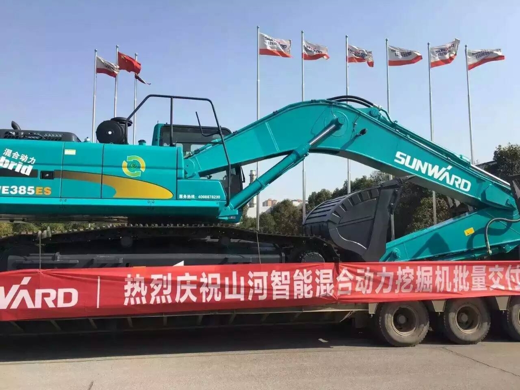 就這樣被你征服！山河智能100臺液壓混合動力挖掘機挺進礦山