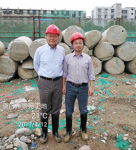 廈門項目再創入巖紀錄山河智能董事長何清華親赴一線