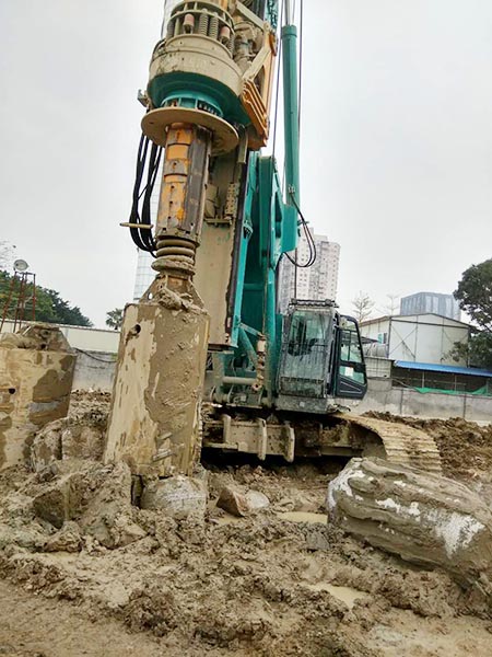 見證奇跡的時刻，山河智能旋挖刷新國內旋挖入巖紀錄