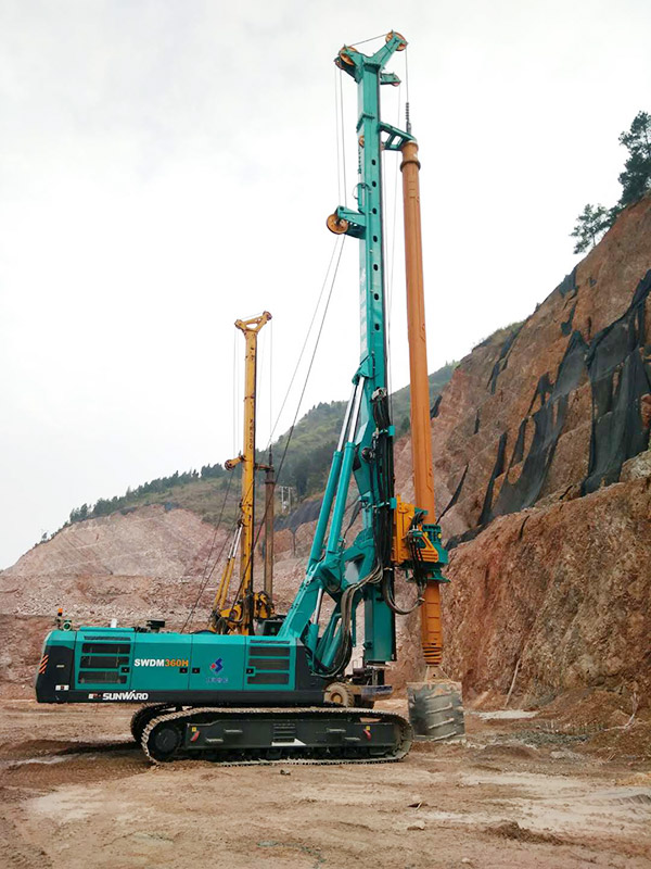 效率高出兩倍！山河智能SWDM360旋挖鉆名動貴陽