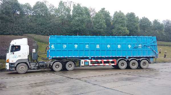 近百臺山河智能垃圾轉運車為長沙環衛升級