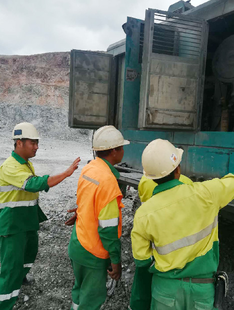 高溫酷暑，山河智能鑿巖設備異域揚威