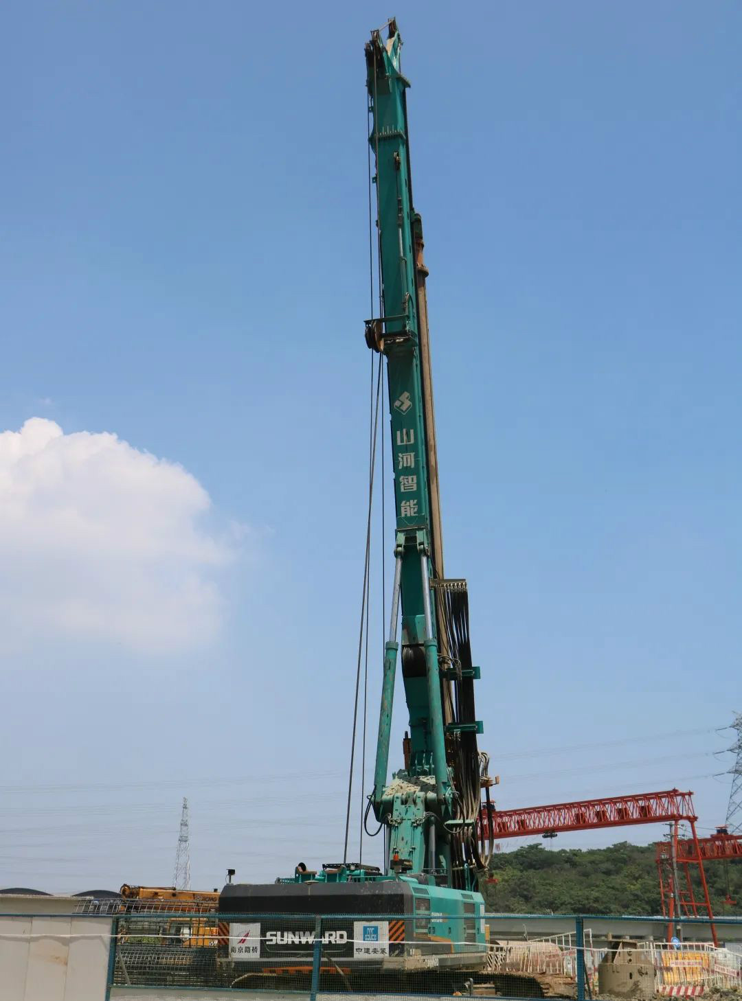 強悍表現贏青睞！山河智能360H旋挖鉆助力南京312國道改擴建