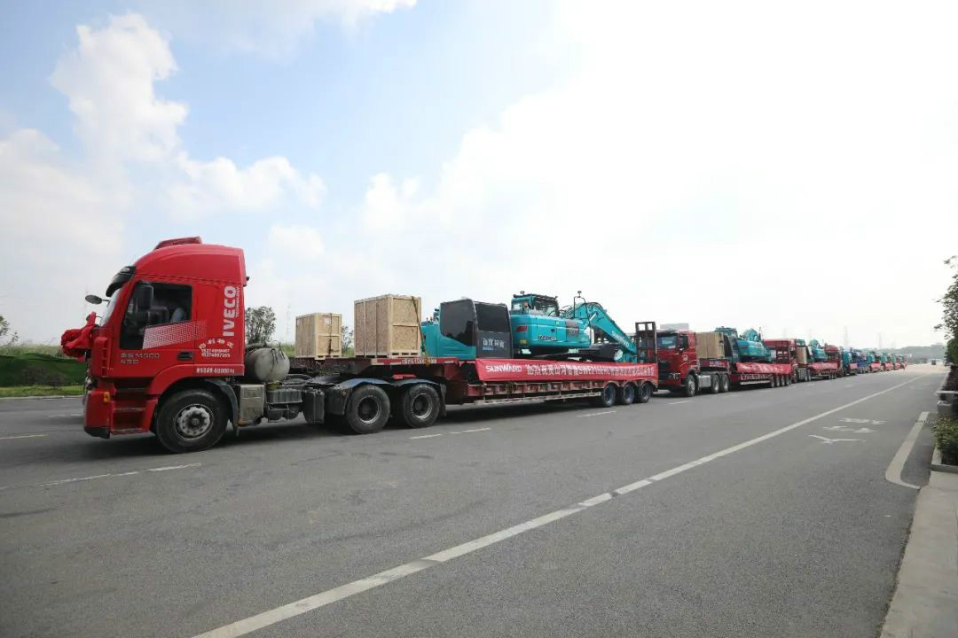 山河智能智能遙控挖掘機全國批量首發