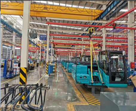 山河智能榮獲“5G+工業互聯網”示范工廠稱號