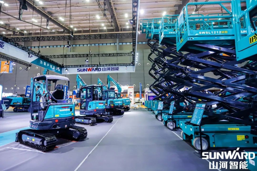 “山河綠”亮相長沙國際工程機械展，50余款產品盡顯山河智能創新實力