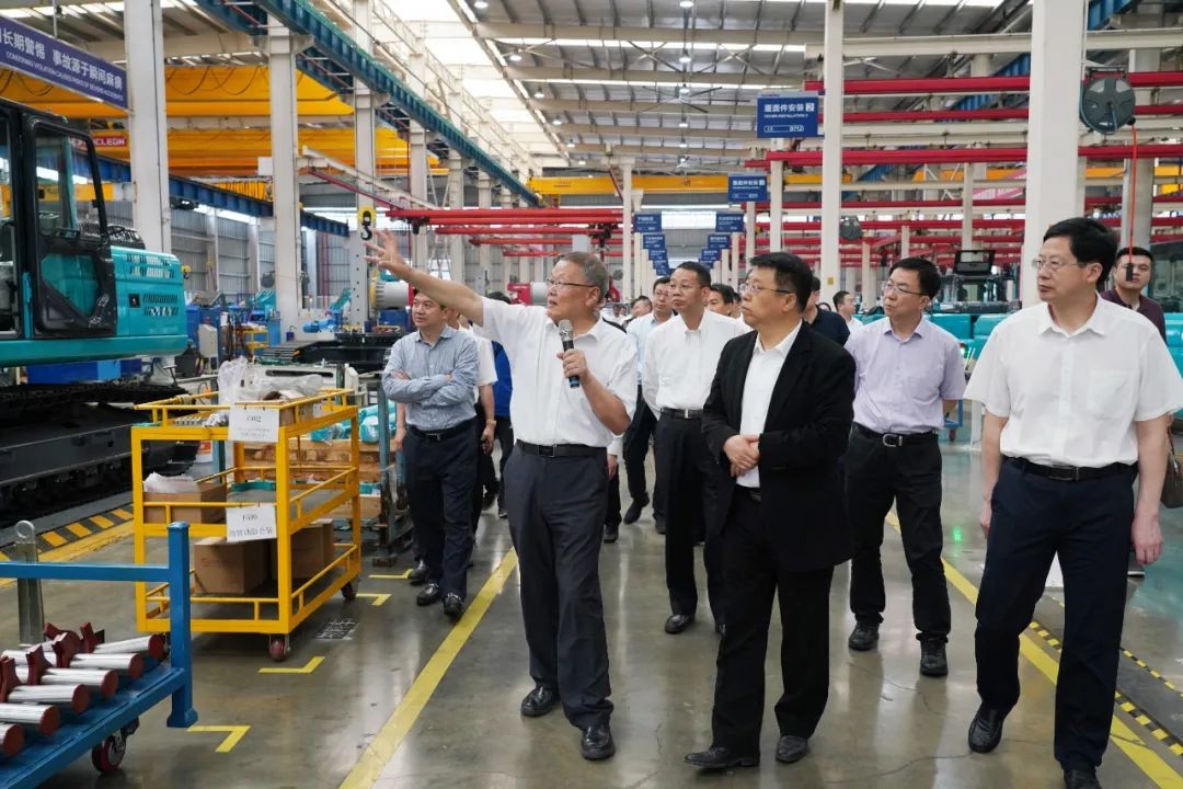 北京朝陽區黨政代表團考察山河智能