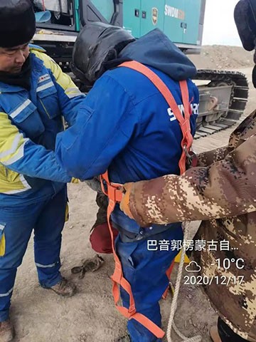山河旋挖鉆機在“死亡之?！弊V寫新篇章