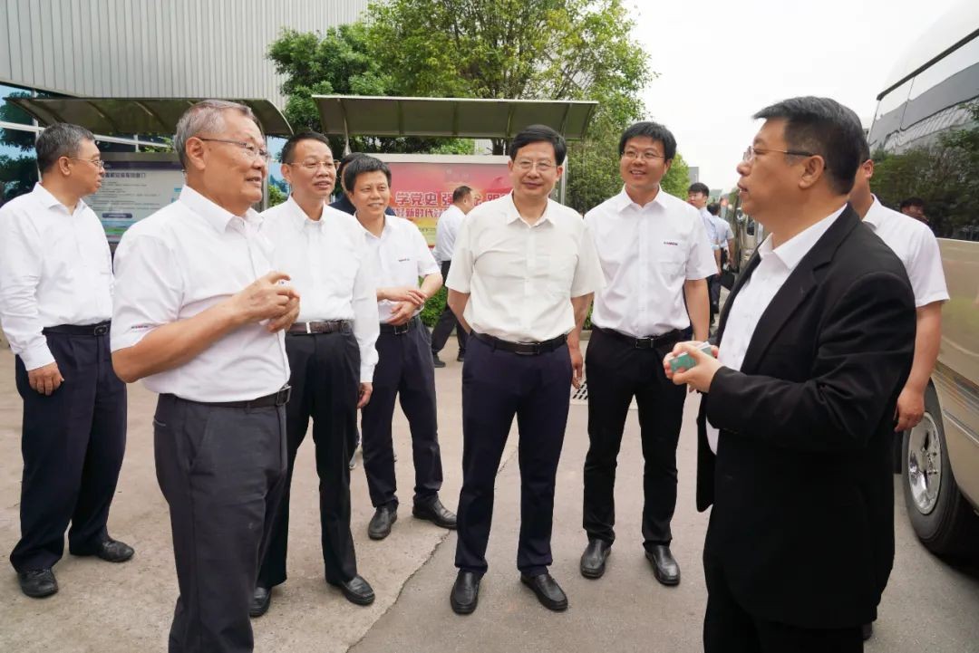 北京朝陽區黨政代表團考察山河智能