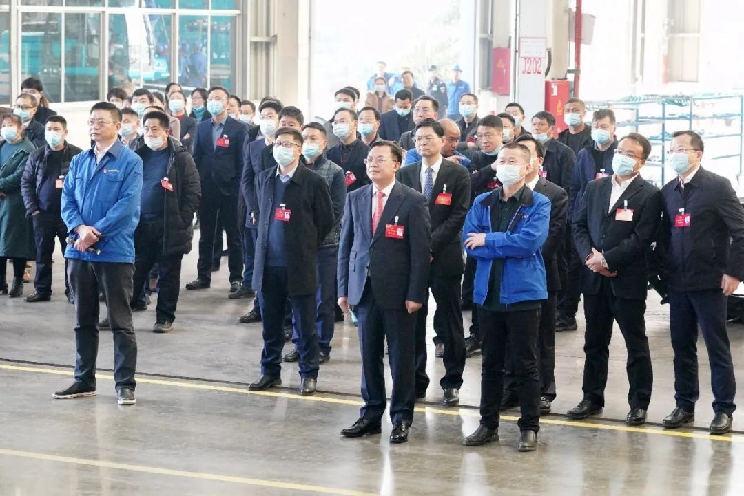 長沙縣“兩會”觀摩團考察山河智能