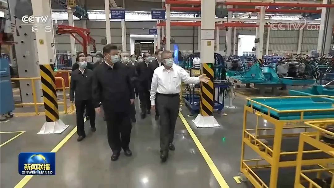 總書記“點贊”山河創新，山河智能集中收看《新聞聯播》