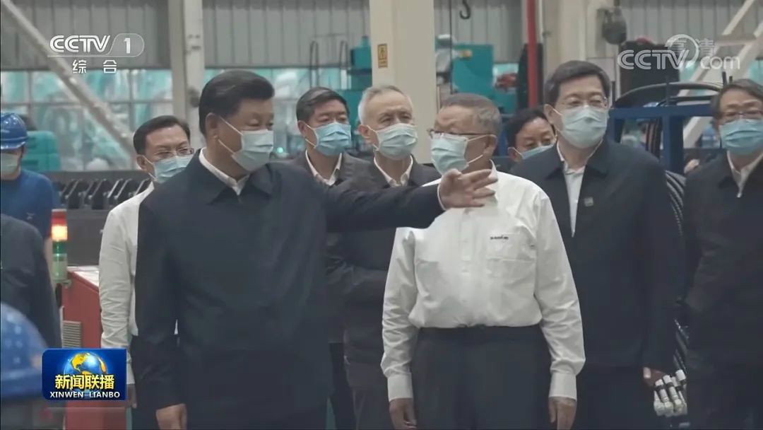 總書記“點贊”山河創新，山河智能集中收看《新聞聯播》