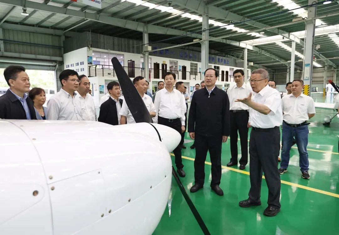 毛偉明調研山河科技：打造全國一流的通用航空產業基地