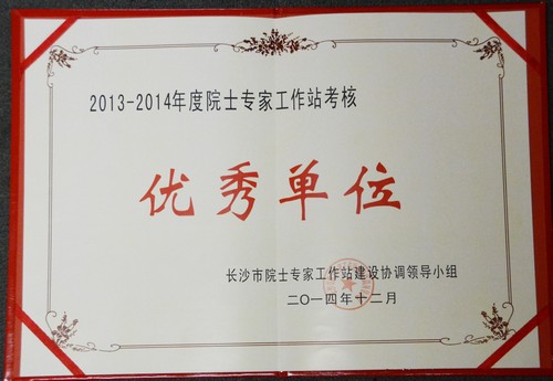 院士專家工作站-優秀單位