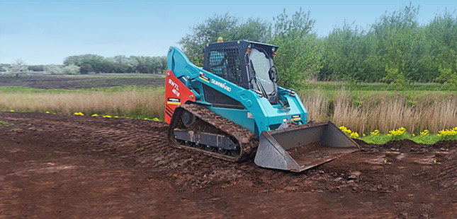 裝載機土方作業