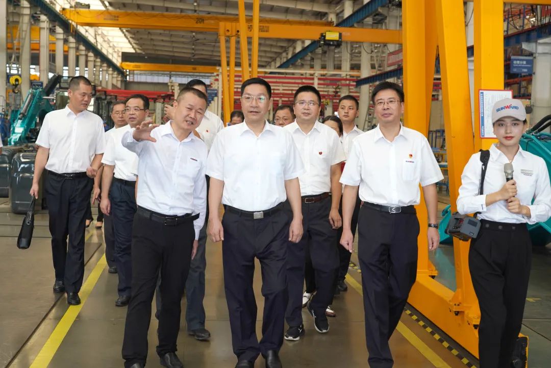 湖南省委常委、省紀委書記、省監委代理主任王雙全調研山河智能