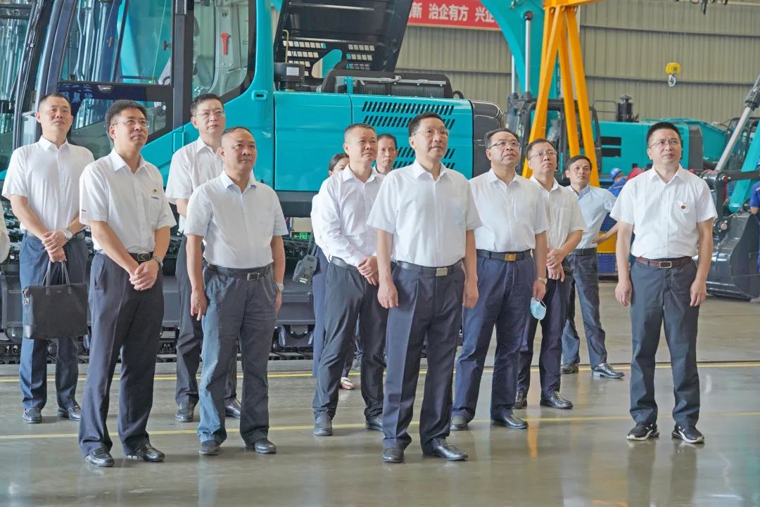 湖南省委常委、省紀委書記、省監委代理主任王雙全調研山河智能