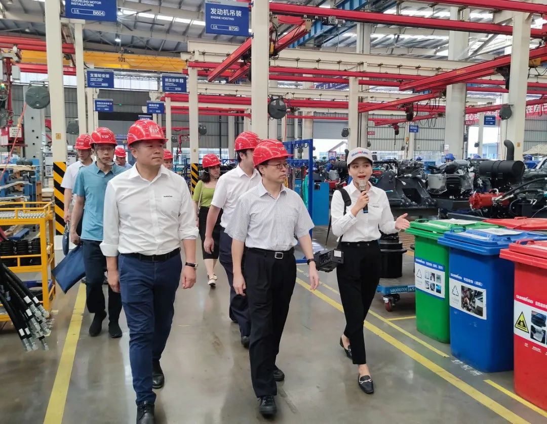 中國國際貿易促進委員會領導一行調研山河智能