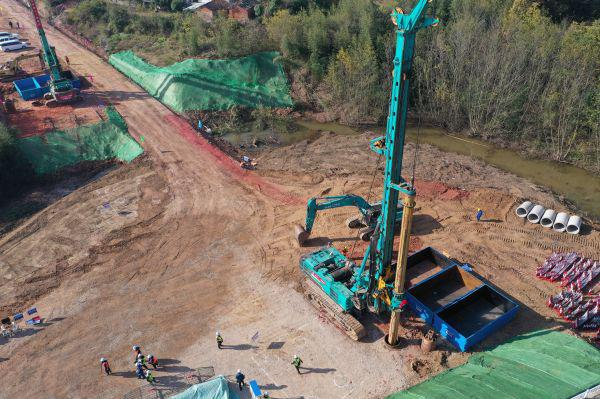 首根樁基開鉆！山河智能助力新建滬渝蓉高速鐵路建設