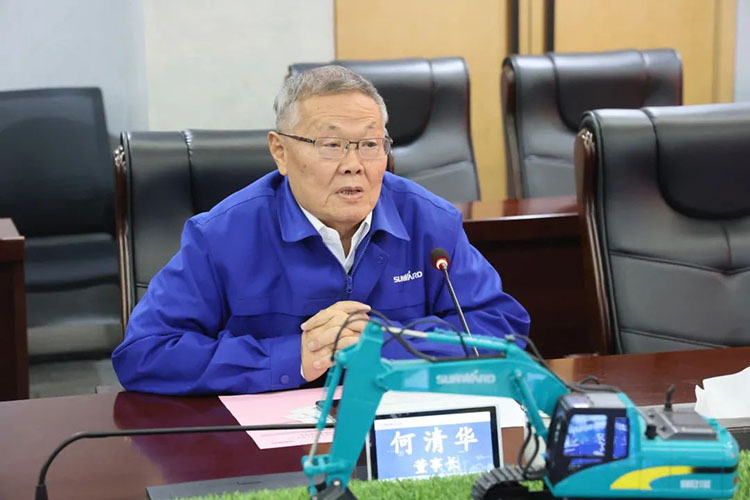 中國上市公司協會黨委委員、副秘書長劉翠蘭一行調研山河智能