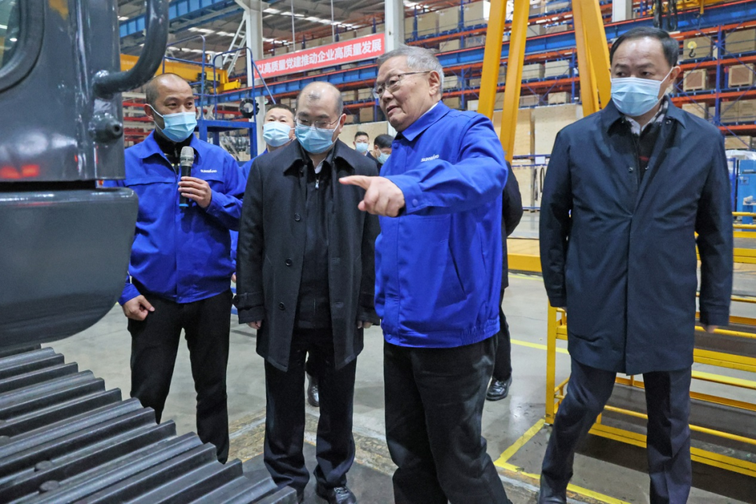 朱國賢調研山河智能：在推動高質量發展上闖出新路子