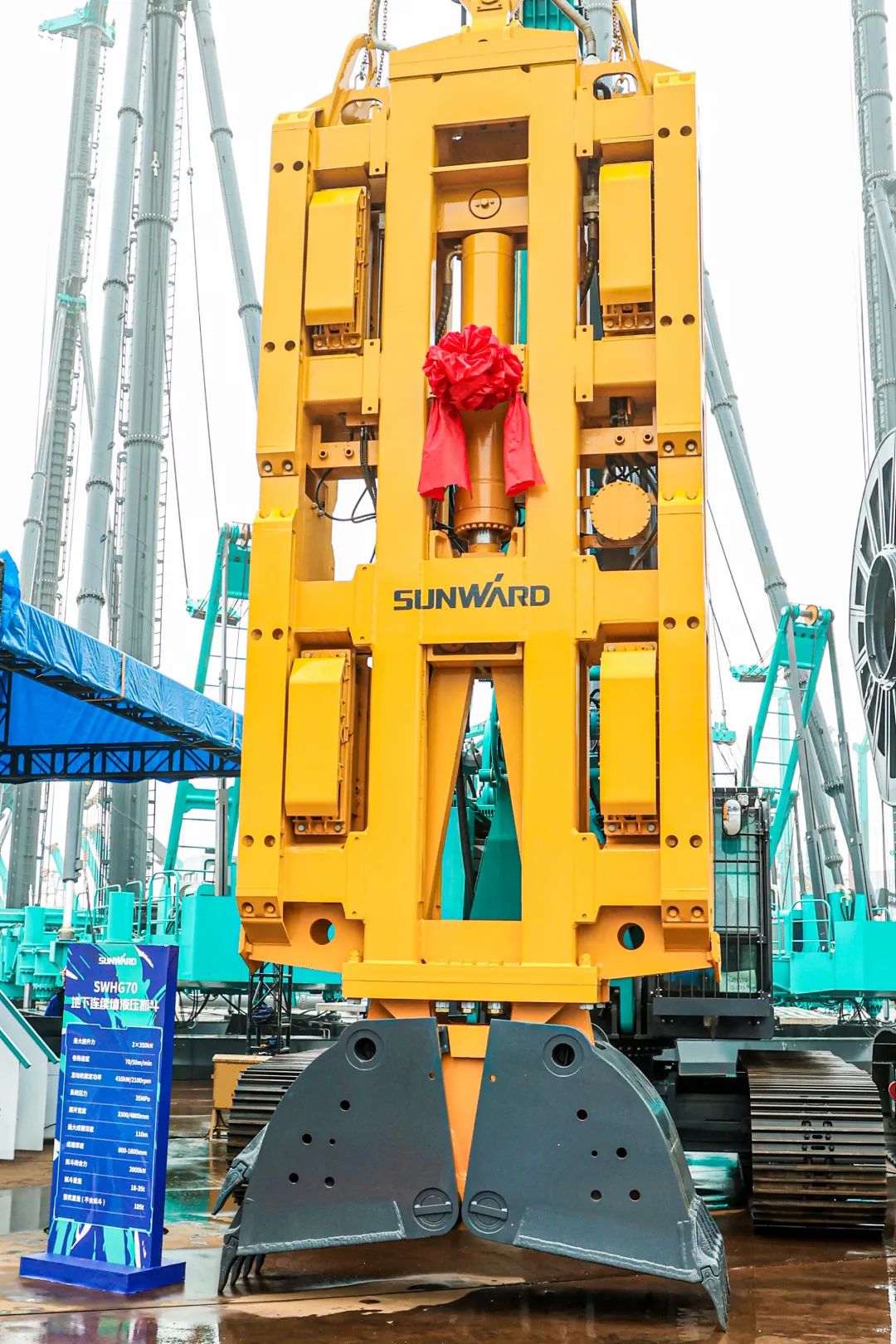 打造“明星產品”！山河智能地下連續墻液壓抓斗成功發布