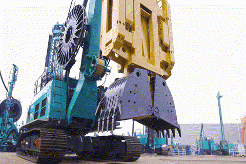 打造“明星產品”！山河智能地下連續墻液壓抓斗成功發布