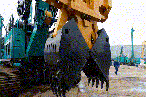 打造“明星產品”！山河智能地下連續墻液壓抓斗成功發布