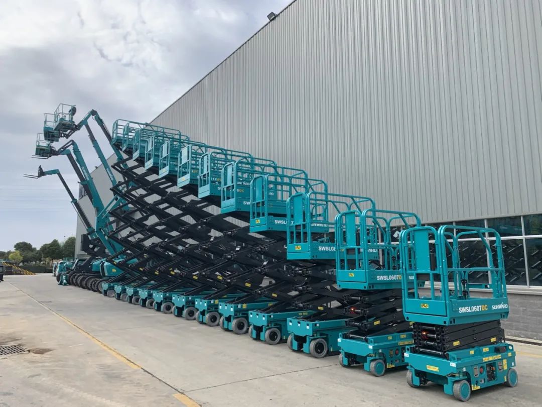 創下單日最高發貨量紀錄！山河高機設備集中發貨