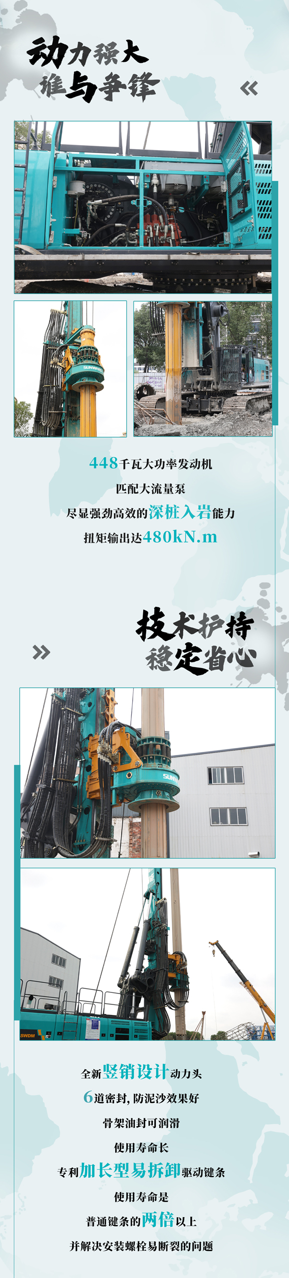 一圖讀懂 | 全球最大后倒桅旋挖鉆機王者降臨