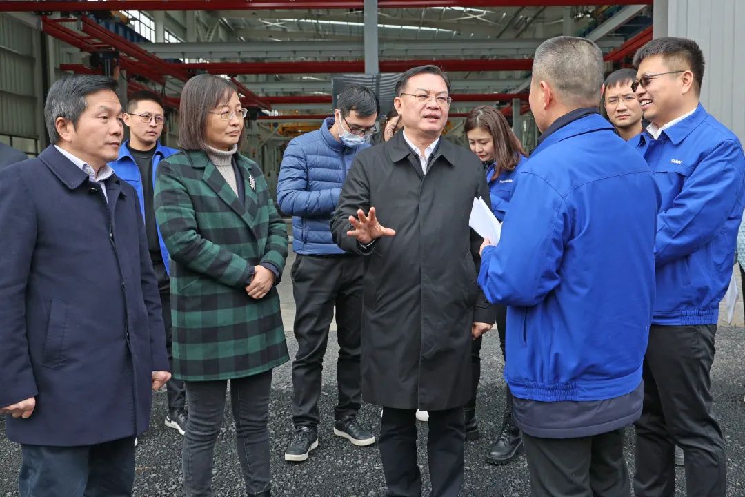 沈裕謀調研山河智能