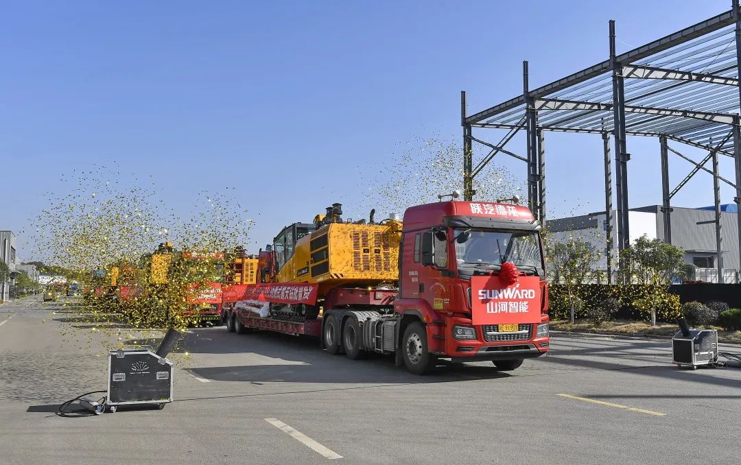 又一款差異化定制產品獲認可！山河智能SWDH89J內燃式露天鉆批量發貨