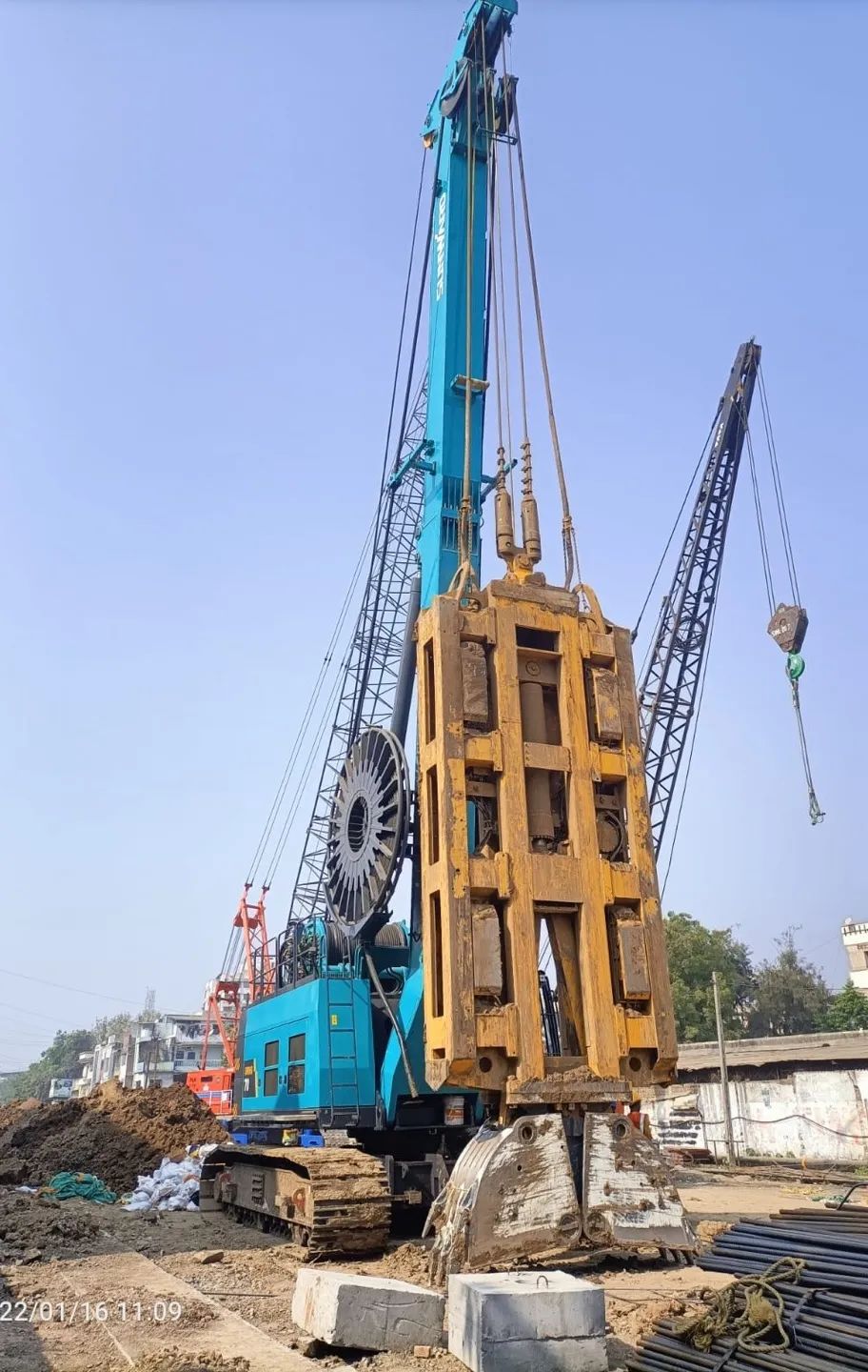 感謝信！山河智能SWHG70液壓抓斗助力海外基礎施工獲肯定