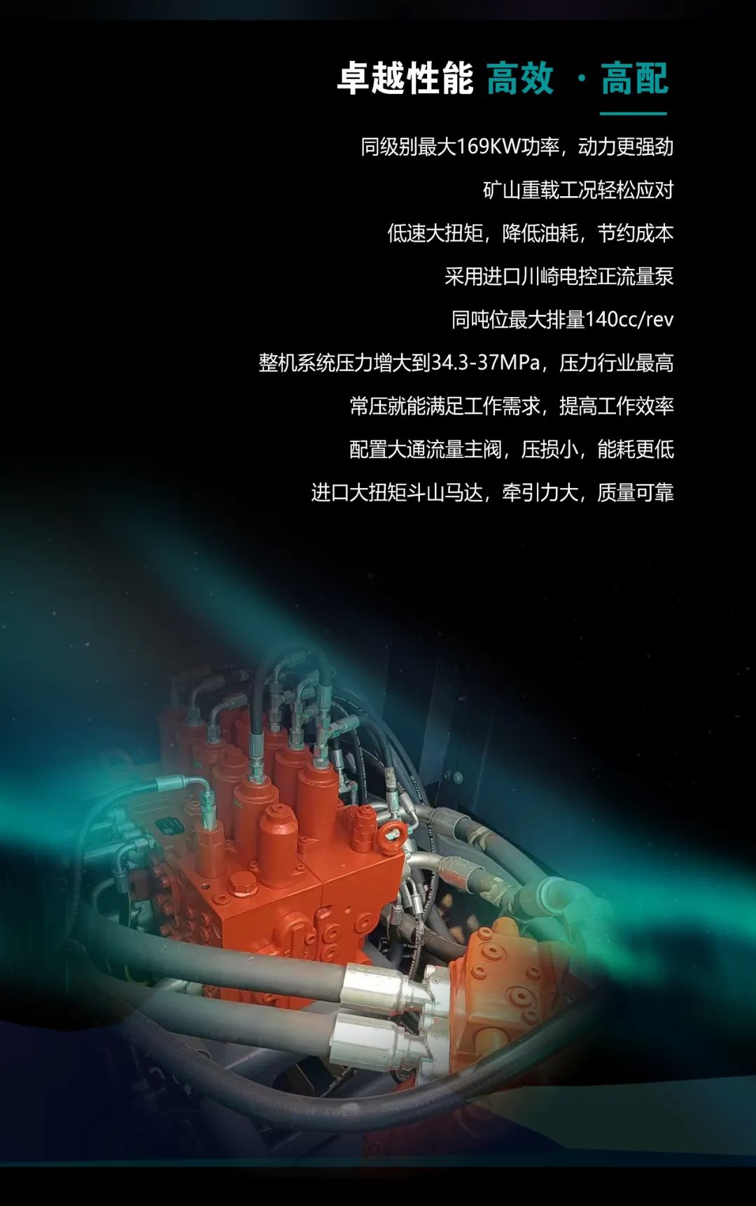 一圖讀懂 | 高配、高效！山河智能新一代26噸級挖掘機助您“掘”勝千里