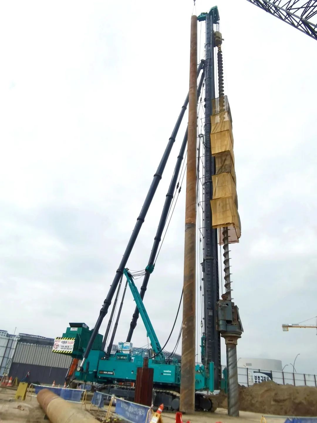 “全球最高樁架”嶄露頭角！山河智能實力助建韓國首爾麻古MICE綜合園區