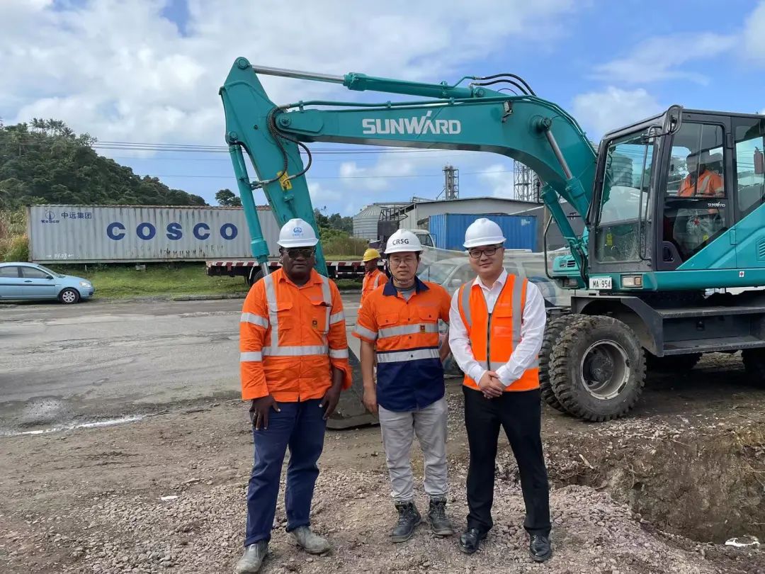 “山河綠”邁向南太平洋島，山河智能輪挖助力斐濟基礎設施建設