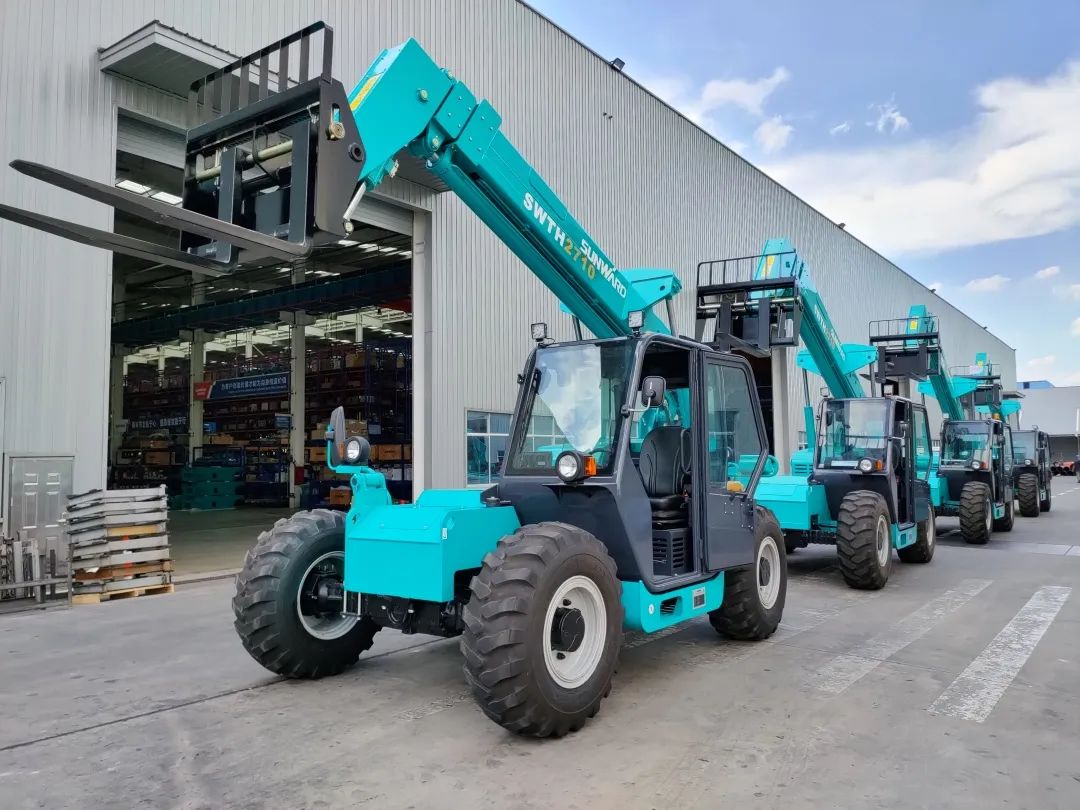 單筆采購金額千萬元！山河智能伸縮臂叉裝車批量出口