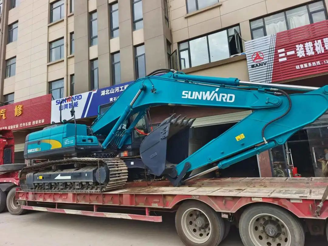 全款拿下！山河智能挖掘機奔赴工地一線