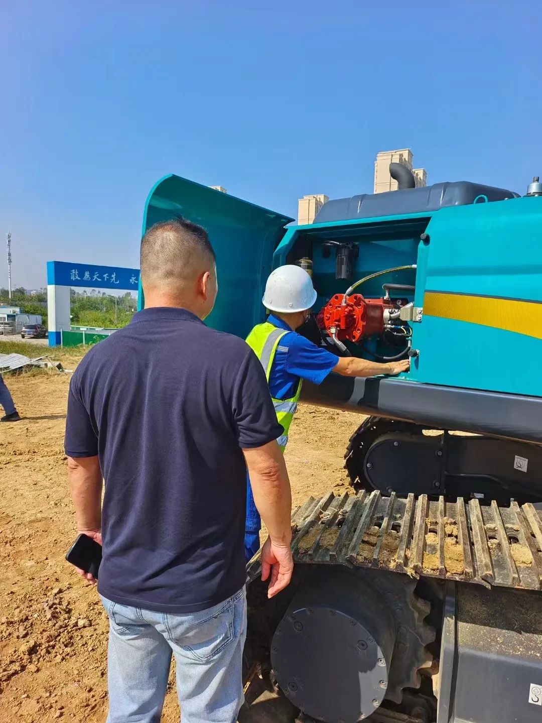 全款拿下！山河智能挖掘機奔赴工地一線