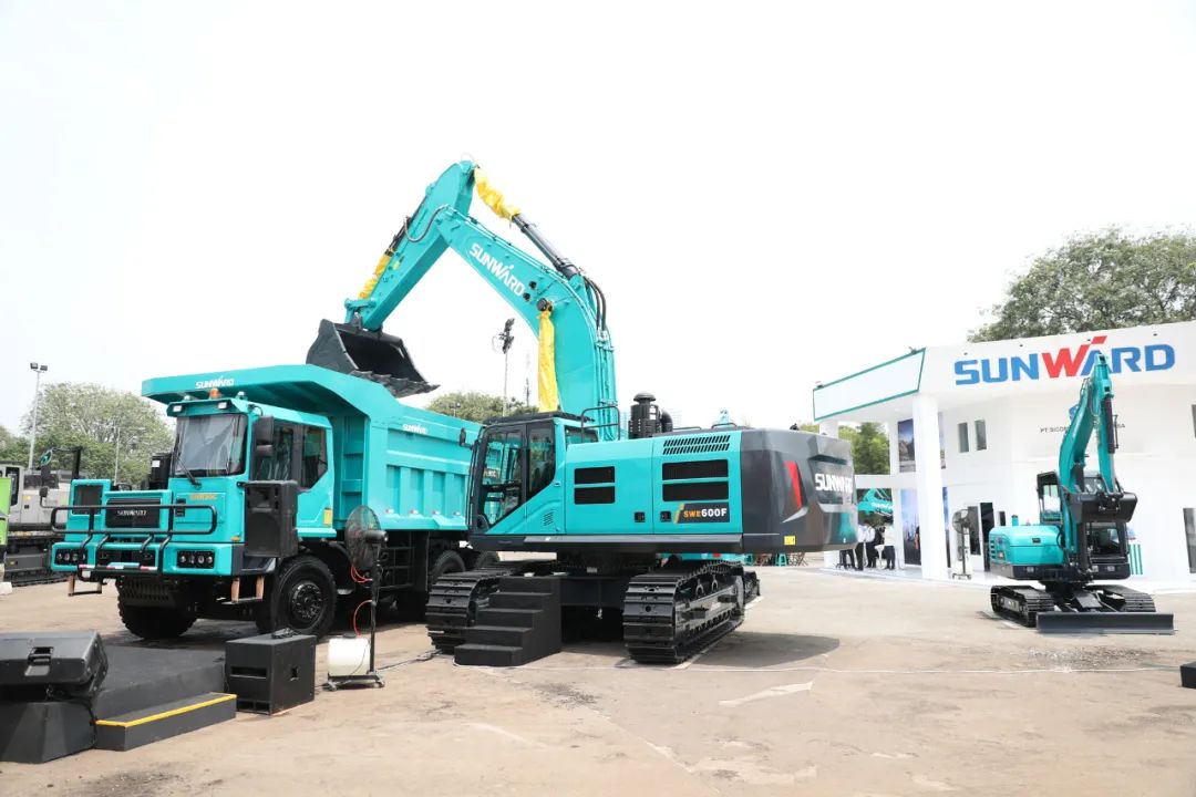 本地化建設顯成效！山河智能攜礦山成套裝備亮相印尼礦業展