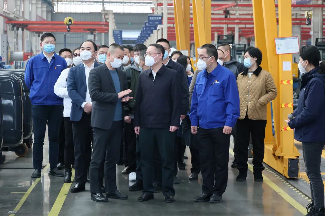 彭濤副市長督導山河智能安全生產工作、開展新春慰問