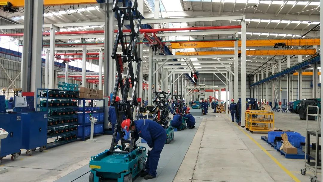 吹響復工“沖鋒號”，全力沖刺“開門紅”！山河智能高空機械復工復產進行時