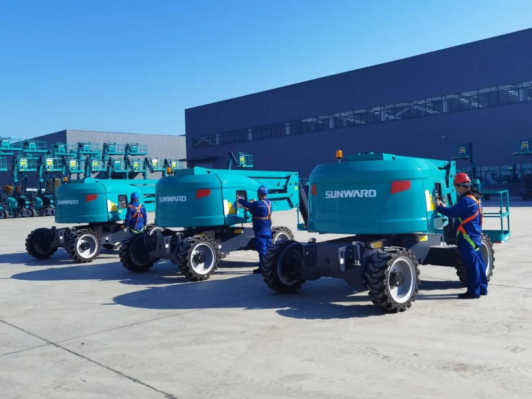 吹響復工“沖鋒號”，全力沖刺“開門紅”！山河智能高空機械復工復產進行時