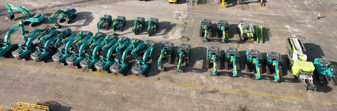 億元設備“包船”出海！山河智能國際市場迎來開門紅