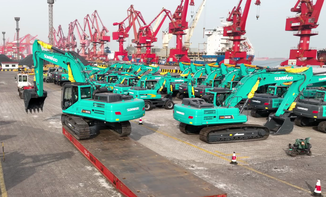 億元設備“包船”出海！山河智能國際市場迎來開門紅