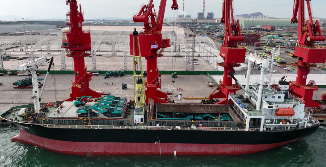 億元設備“包船”出海！山河智能國際市場迎來開門紅